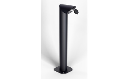 Parking pedestal 30 inches Round, one side, Angular